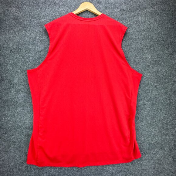 Nike Atlanta Hawks NBA Team-Issued Dri-Fit Practice Jersey 4XL Red 2017 HSE RARE - Picture 5 of 14